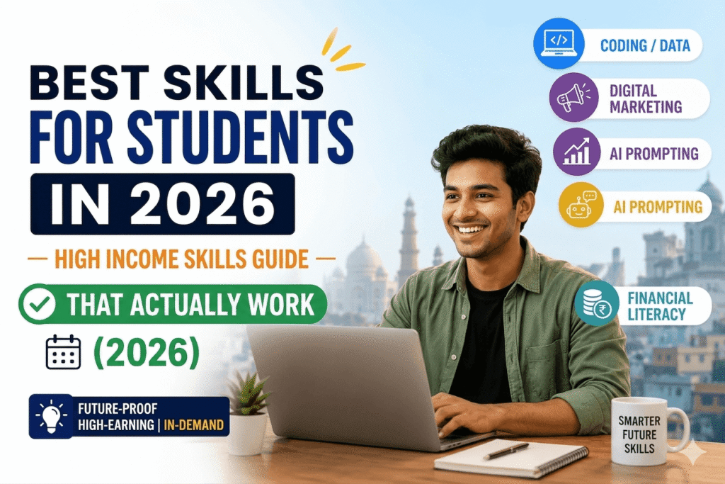 Best Skills for Students in 2026 (High Income Skills Guide)