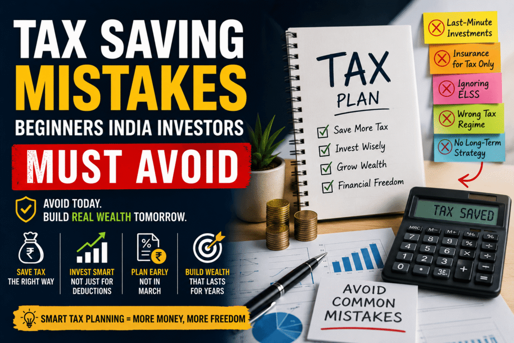 Tax Saving Mistakes Beginners India Investors Must Avoid to Build Real Wealth
